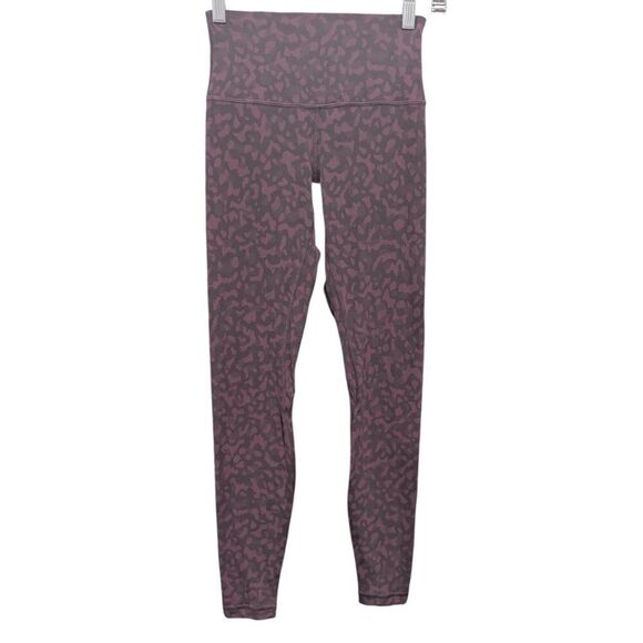 LULULEMON ATHLETICA Align Pant 28' In Formation Camo Dark Adobe Size 4 - Picture 4 of 5